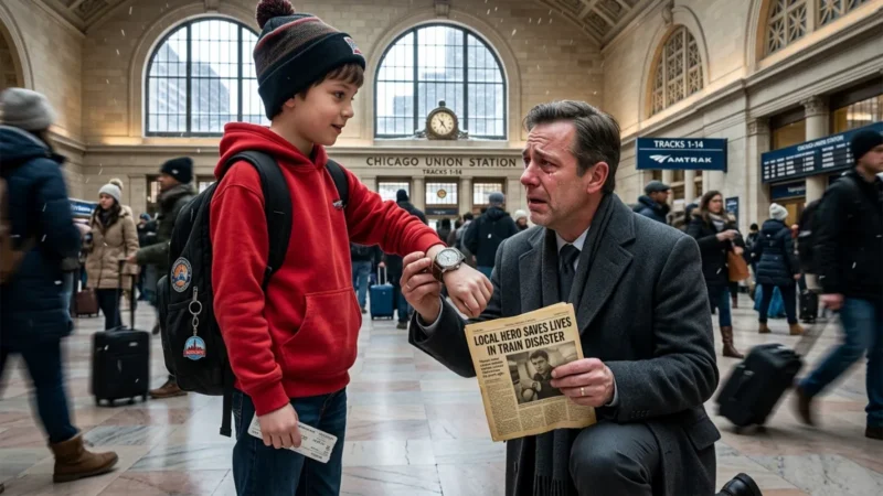 The Boy's Old Watch Stopped a Stranger in His Tracks… Then a 20-Year-Old Secret Came to Light
