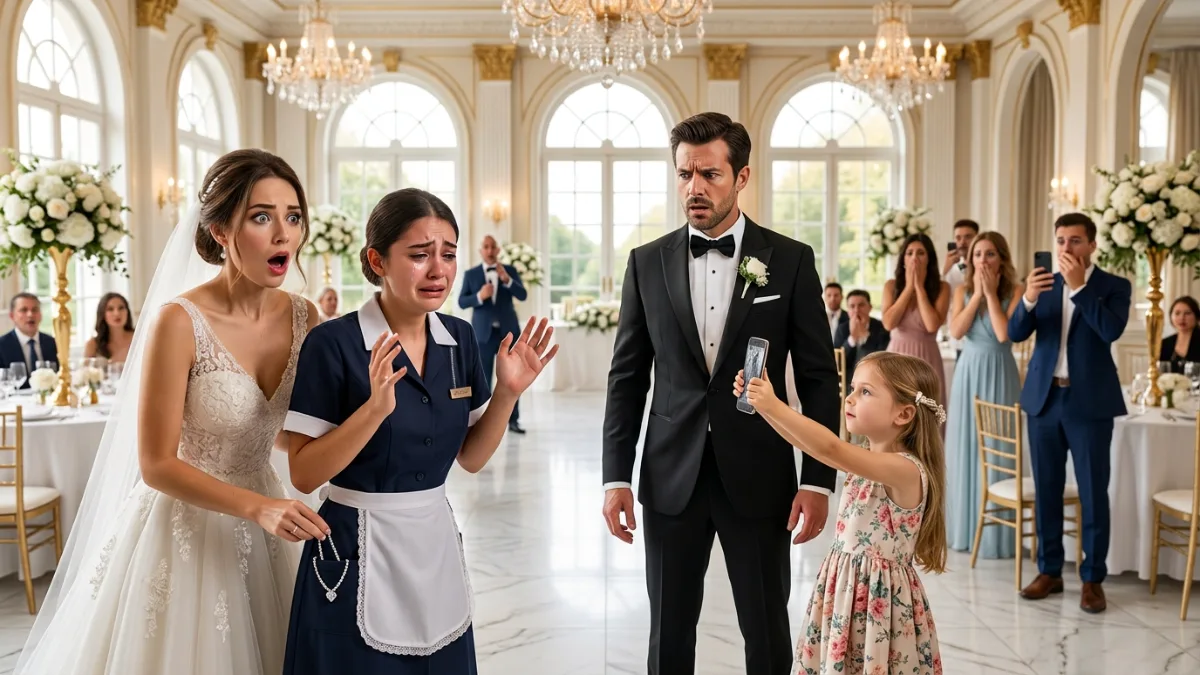 A Little Girl’s Phone Exposed the Bride’s Secret at Her Own Wedding
