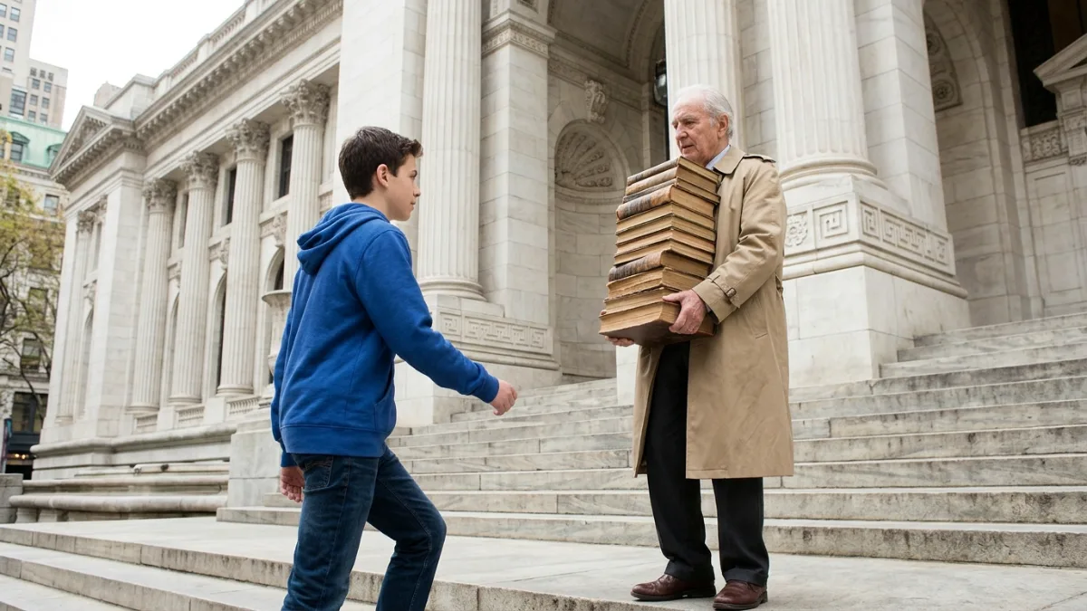 The Photograph Hidden Between the Books