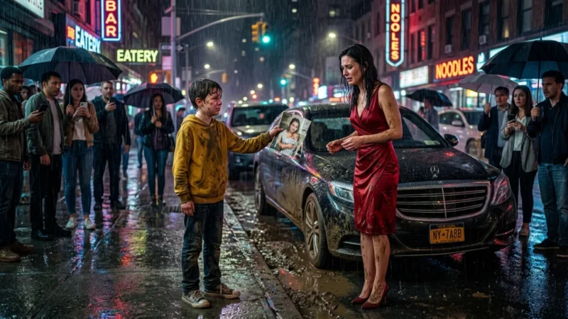 The Boy Threw Mud at a Millionaire's Car… Then He Said Four Words That Changed Everything