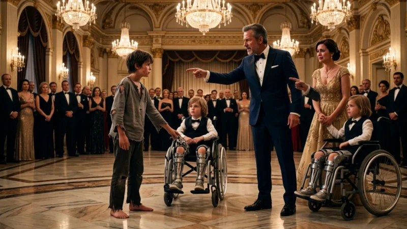 The Billionaire Challenged a Barefoot Boy to Heal His Twins… What Happened Next Left Everyone Speechless