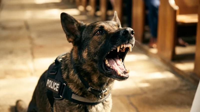 A Police Dog Stopped the Bride in the Middle of the Wedding—Seconds Later, Everyone Understood Why