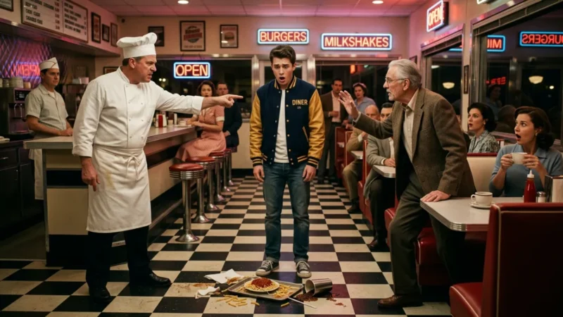 The Chef Humiliated a Young Man Over an Accident… Then the Truth Silenced the Entire Diner