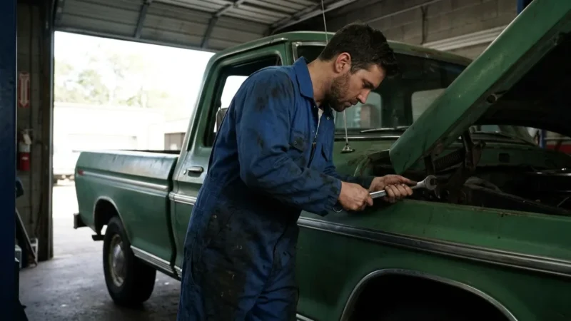 The Mechanic Repaired an Old Truck for Free... The Next Morning, His Life Changed Forever