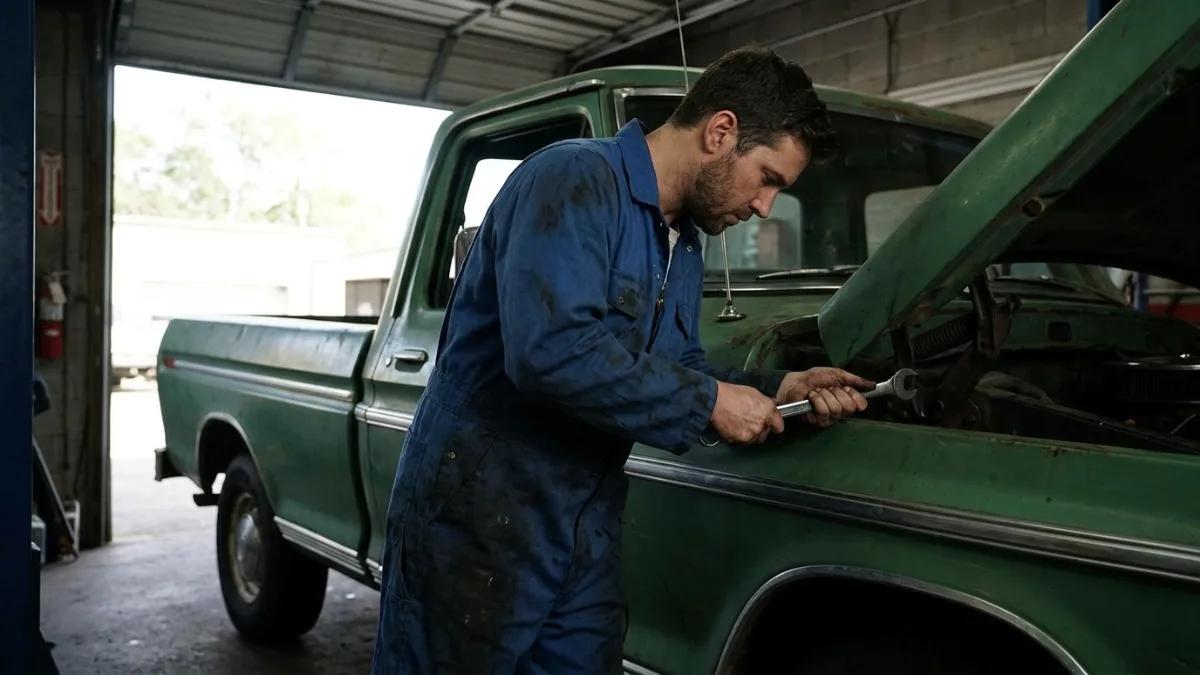 The Mechanic Repaired an Old Truck for Free... The Next Morning, His Life Changed Forever